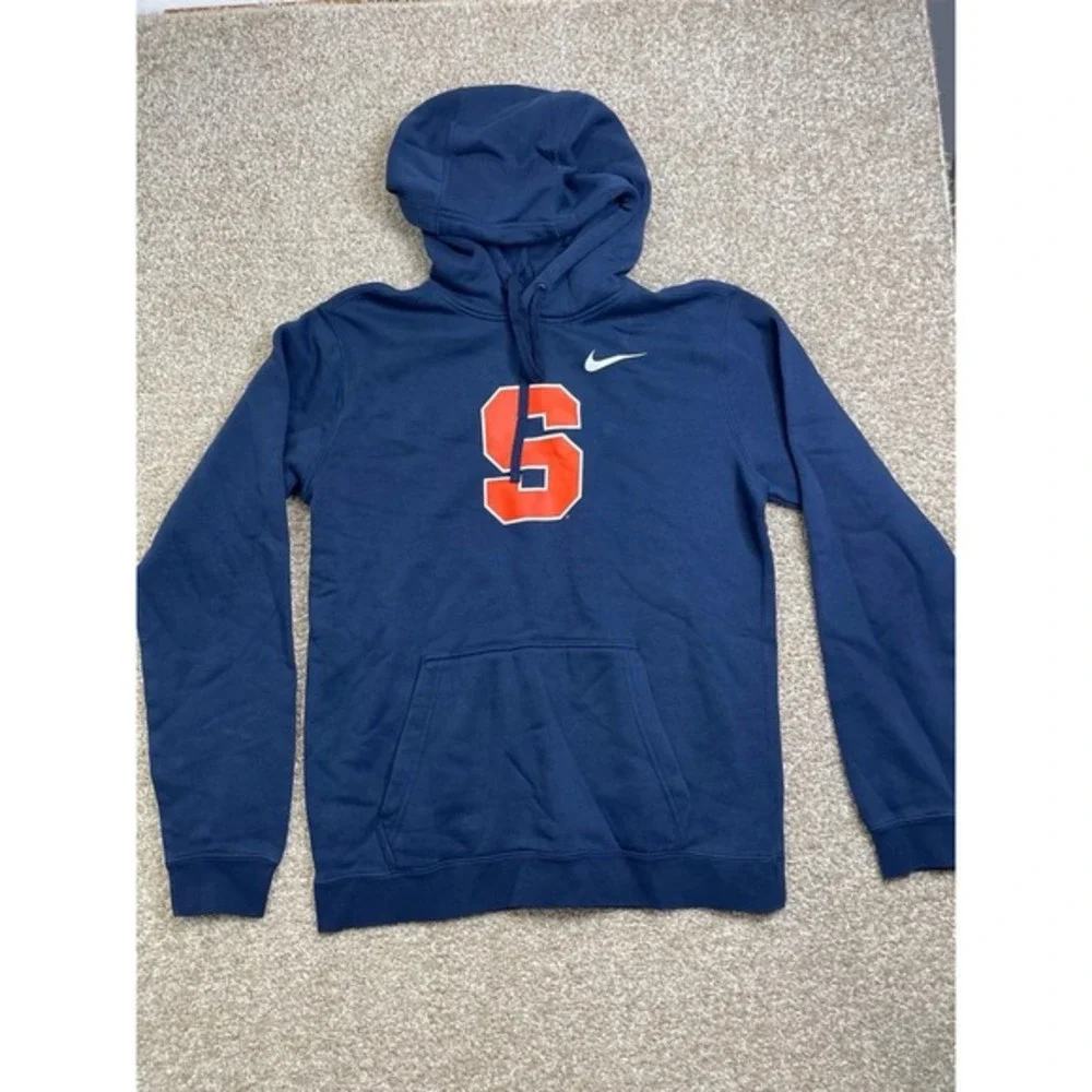 Syracuse Sweater M 00s Y2K University NCAA Center Swoosh Nike Game-day Pullover